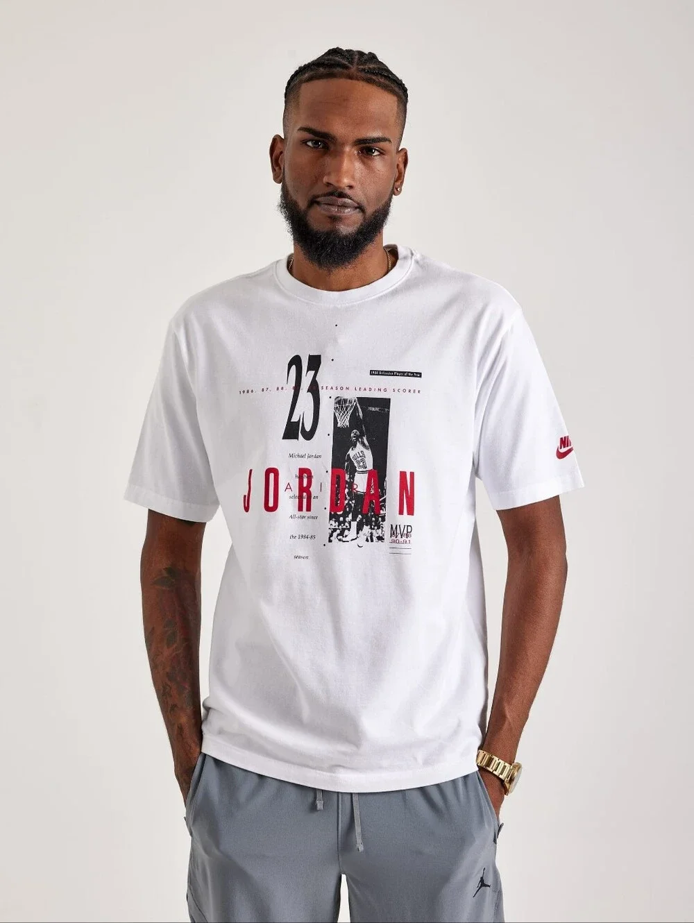 Nike Air Jordan Reissue Graphic T-Shirt Men’s 3XL White
